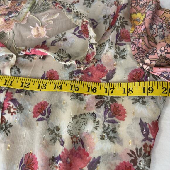 Aratta Silent Journey Blouse Boho Romantic Size S Approx Ruffle Flared Sleeves - Picture 10 of 12